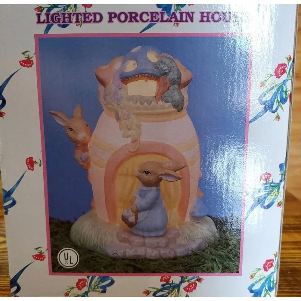 Caffco Easter Egg Lighted Porcelain House Light
